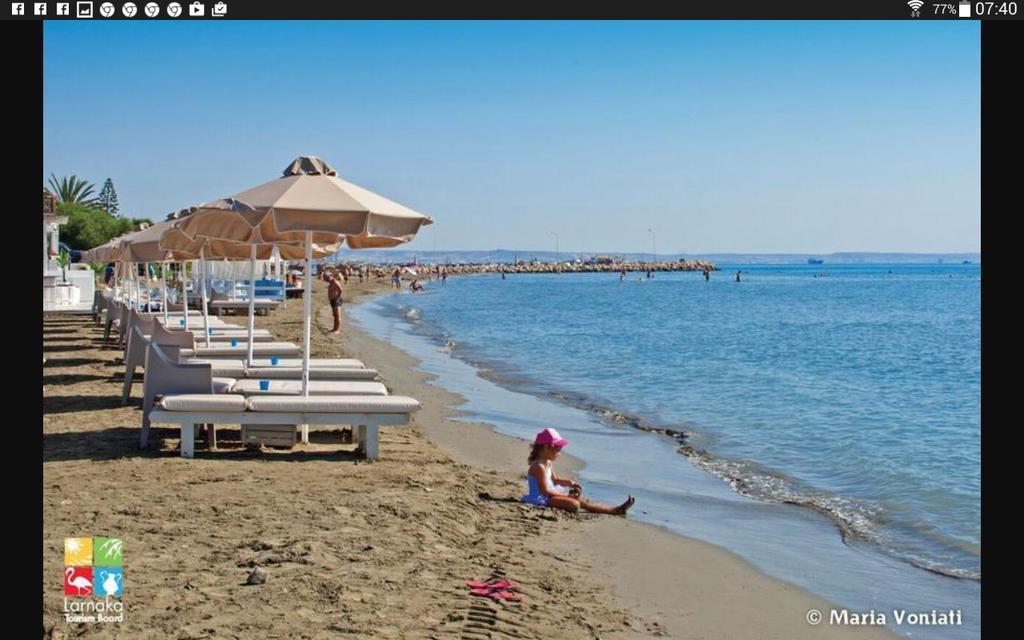 Panikos Beach Apartment I Larnaca Exteriér fotografie
